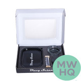 Blazy Susan Smoker’s Kit With Rolling Tray, Bamboo Roller, Ashtray & 2-PC Bio Plastic Grinder