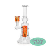 Tsunami Premium Swirl Edition Freezable Glycerine Water Pipe With Circ Perc - 360 Grams - 9 Inches