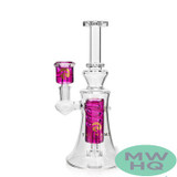 Tsunami Premium Swirl Edition Freezable Glycerine Water Pipe With Circ Perc - 360 Grams - 9 Inches