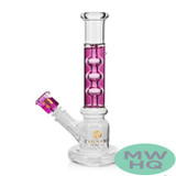 Tsunami Premium Three Rings Edition Freezable Glycerine Water Pipe With Diffused Downstem - 480 Grams - 11 Inches