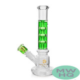 Tsunami Premium Three Rings Edition Freezable Glycerine Water Pipe With Diffused Downstem - 480 Grams - 11 Inches