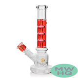 Tsunami Premium Three Rings Edition Freezable Glycerine Water Pipe With Diffused Downstem - 480 Grams - 11 Inches