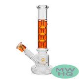 Tsunami Premium Three Rings Edition Freezable Glycerine Water Pipe With Diffused Downstem - 480 Grams - 11 Inches