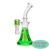 Tsunami Premium Curved Neck Edition Freezable Glycerine Water Pipe With Inline Perc - 440 Grams - 9 Inches