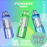 Foger Switch Pro 30K Puffs 19ML Disposable Pod Vape - Display of 5