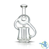 Bomb E-Rig Glass Top Water Pipe Attachment - Swirl