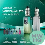 VooPoo VINCI Spark 220 220W Dual 18650 Starter Kit With 5.5ML UFORCE-X Tank