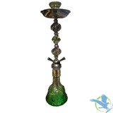 Zebra Smoke Triplets 20 Inch Triple Hose Hookah - Assorted Colors