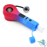 ELF Hardware CannDab VV Preheat Concentrate Vaporizer With LED Screen & USB-C Cable - Blue Red
