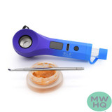 ELF Hardware CannDab VV Preheat Concentrate Vaporizer With LED Screen & USB-C Cable