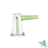 MJ Arsenal Vulkan Mini Bubbler Hand Pipe - 4 Inches - Cactus