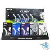 Wulf Mods Curv Sherlock Hand Pipe - 5 Inches - Assorted Colors - Display of 15