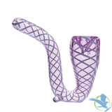 Shadow Glass Swirl Hand Pipe Sherlock - 90 Grams - 4 Inches - Assorted Colors [SGH-039]