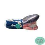 Clay Themed Shape Hand Pipe Spoon - 160 Grams - 5 Inches