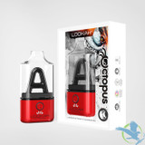 Lookah Octopus 600mAh VV Preheat Mini Dab Rig Vaporizer With Automatic Temperature Control - Display of 5 - Red