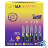 ELF Gnome Dome 500mAh Mini Vape Rig & 510 Cart Battery With Digital Screen - Assorted Colors - Display of 5