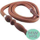 Pharaohs Silk 70 Inch Leather Wrapped Hookah Hose