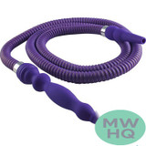 Pharaohs Silk 70 Inch Leather Wrapped Hookah Hose