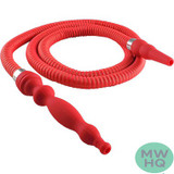 Pharaohs Silk 70 Inch Leather Wrapped Hookah Hose
