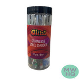 Gliizy Stainless Steel Dabber - Assorted Colors - 12ct Jar