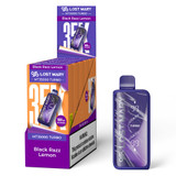 LOST MARY MT35000 Turbo 18ML 35K Puffs Disposable Device With Dual Mode & Digital Screen - Display of 5 - Black Razz Lemon