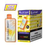 LOST MARY MT35000 Turbo 18ML 35K Puffs Disposable Device With Dual Mode & Digital Screen - Display of 5 - Half & Half (Lemonade Edition)