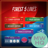 Finest Freebase Nicotine Premium E-Liquid 100ML
