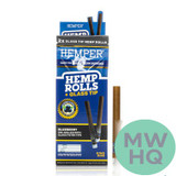 HEMPER Hemp Rolls King Size Pre-Rolled With Glass Filter Tips - Pack of 2 - Display of 12 Packs