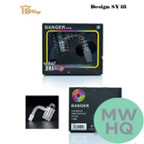 HB King Banger Glass With Frosted Joint - 45 Degree