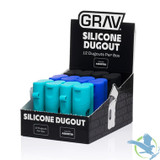 GRAV EDC Silicone Dugout With Clear View Window - Assorted Colors - Display of 12