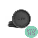 GRAV Hemp Plastic Grinder - 2.5 Inches - 2 Part - Display of 16