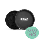 GRAV Hemp Plastic Grinder - 2.5 Inches - 2 Part - Display of 16
