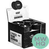GRAV Hemp Plastic Grinder - 2.5 Inches - 2 Part - Display of 16