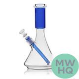 GRAV Large Deco Beaker Bong Water Pipe With Diffused Downstem - 920 Grams - 12.5 Inches