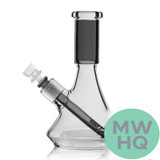 GRAV Small Deco Beaker Bong Water Pipe With Diffused Downstem - 300 Grams - 6.5 Inches