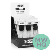 GRAV Glass Octo-Taster Chillum Hand Pipe With Silicone Skin - 16MM - Display of 15