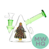 Shadow Glass Mini Cone Water Pipe - 300 Grams - 5 Inches - Assorted Colors [SGE-138]