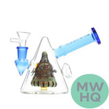 Shadow Glass Mini Cone Water Pipe - 300 Grams - 5 Inches - Assorted Colors [SGE-138]