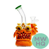Shadow Glass Monster Shaped Water Pipe Bong - 370 Grams - 7.5 Inches - Assorted Colors [SGE-153]
