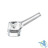 The Kind Glass Alfalfa Borosilicate Hand Pipe - 3.5 Inches - 65 Grams - Clear