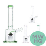 Shadow Glass Water Pipe Thick Base With Ice Catcher & Tree Perc - 1250 Grams - 15 Inches [SGB-012]