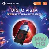 GeekVape Digi Q Vista 1600mAh Pod System Starter Kit With 2 x 3ML Refillable Q Cartridge
