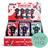 Wulf Mods Deck Skateboard 500mAh 510 Preheat VV Battery - Assorted Colors - Display of 9