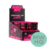 Bodega Boyz King Pre-Rolled Cones With Ceramic Tip - 1ct Tube - Display of 50 Tubes