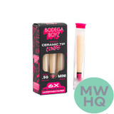 Bodega Boyz Mini Pre-Rolled Cones With Ceramic Tip - Pack of 6 - Display of 10 Packs
