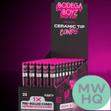 Bodega Boyz Party Pre-Rolled Cones With Ceramic Tip - 1ct Tube - Display of 50 Tubes