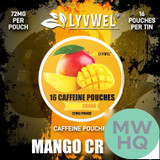 LyvWel Caffeine Nootropic Pouches - 16 Pouches Per Can - Pack of 5 Cans