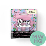 Blazy Susan Purize Cone Tip Adapter - 2ct Pack - Display of 10 Packs