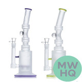 Dragon Glass Water Pipe With Thick Base & Inline Perc - 890 Grams - 16 Inches [DGB-068]