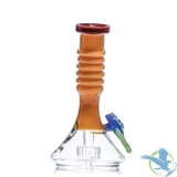 Dragon Glass Water Pipe Beaker Base With Circ Perc - 220 Grams - 7 Inches - Assorted Colors [DGE-444]
